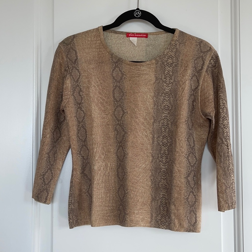 Alain Manoukian 3/4 sleeve top